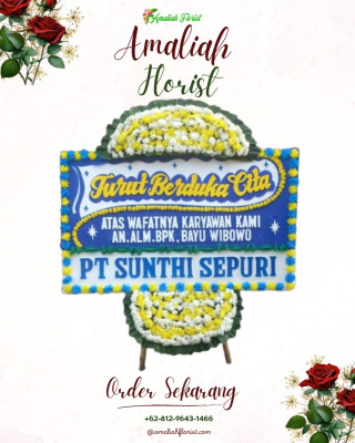Papan Bunga Duka di Kampung Dalam
